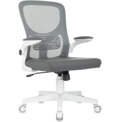 Кресло Бюрократ Aster N-W темно-серый TW-04 Neo Grey (сетка/ткань,120 кг, крестовина пластик, колесики пластик)