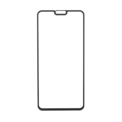 Стекло защитное для Honor X8, черная рамка