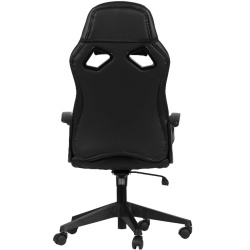 Кресло игровое A4Tech X7 GG-1000B черный (экокожа, 120кг, крестовина пластик, колесики пластик, подголовник)