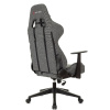 Кресло игровое Zombie Neo серый 3C1 (ткань, 120кг, крестовина пластик, колесики пластик, подголовник, поддержка поясницы)