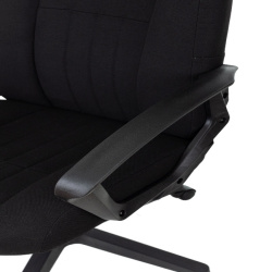  руководителя Бюрократ T-898 черный (ткань, до 180 кг, крестовина пластик, колесики пластик)