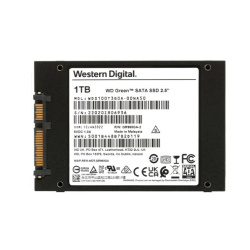 Накопитель SSD 1000Гб WD Green WDS100T3G0A (SATA III, чтение 545 Мбайт/сек, запись 385 Мбайт/сек, TLC 3D NAND)