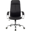 Кресло руководителя Бюрократ CH-610SL черный (экокожа, 120 кг, крестовина металл, колесики полиуретан)