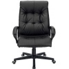 Кресло руководителя Бюрократ CH-824 черный (экокожа,120кг, крестовина пластик, колесики пластик)