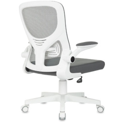 Кресло Бюрократ Aster N-W темно-серый TW-04 Neo Grey (сетка/ткань,120 кг, крестовина пластик, колесики пластик)