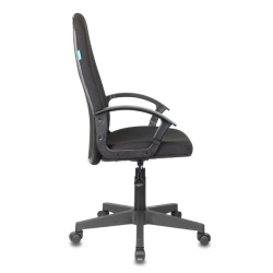 Кресло руководителя Бюрократ CH-808LT черный 3C11 (ткань, 120 кг, крестовина пластик, колесики пластик)