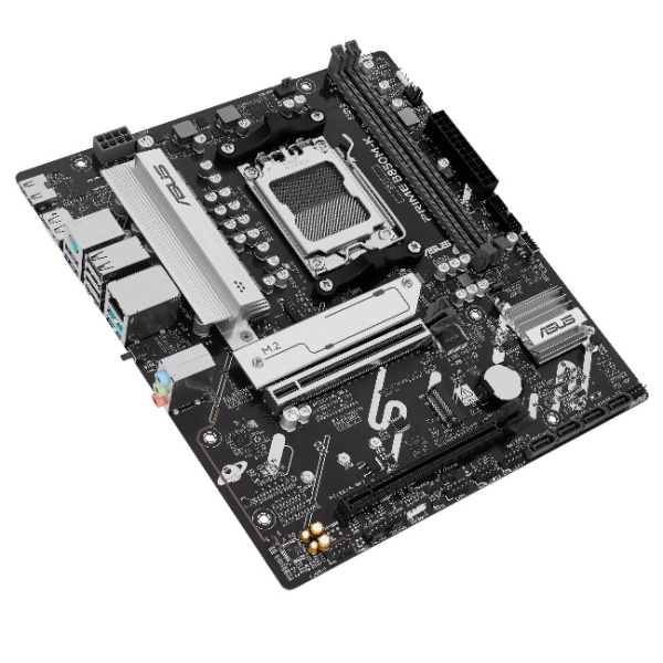 Материнская плата Asus PRIME B850M-K (AM5, AMD B850, Micro-ATX, 2xDDR5 5600 МГц, 4xSATA, 2xM.2, 2хPCI-E x16, HDM/DP)